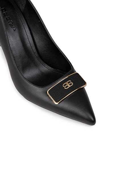 Deery Women's Black Heeled Shoes