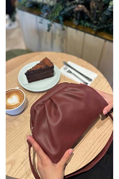 DMDBAGS حقيبة كتف وكتف نسائية بتصميم مطوي من الجلد النباتي