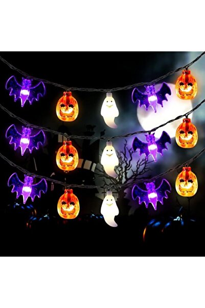 Generic Brand Halloween String Lights, Battery Operated 6 Meter 40 LED 3D Pum...