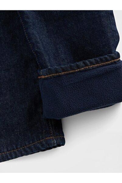GAP Erkek Bebek Lacivert Original Straight Cozy-Lined Jean Pantolon