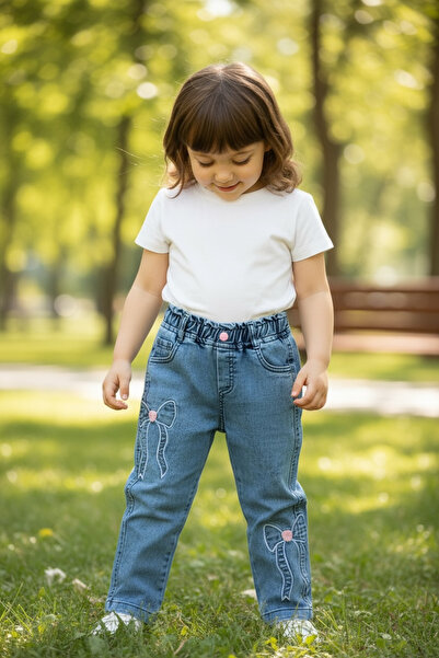 mini trends Kız çocuk pantolon likralı