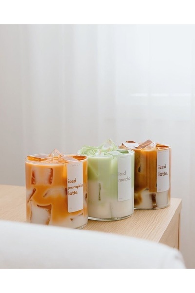miswith 3lü mum seti, latte mum, dekor mum, ev dekor