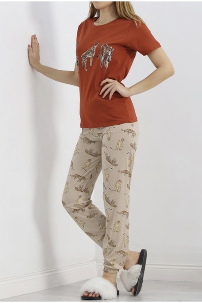 Clariss Leopard Pajama Set