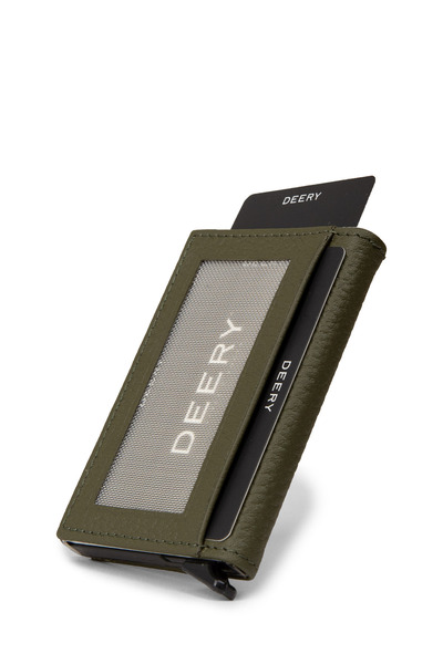 Deery Genuine Leather Khaki Mechanism Horizontal Men's Wallet
