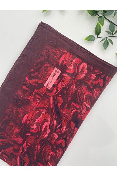 Emproyal Yel Desen Tenline Şal