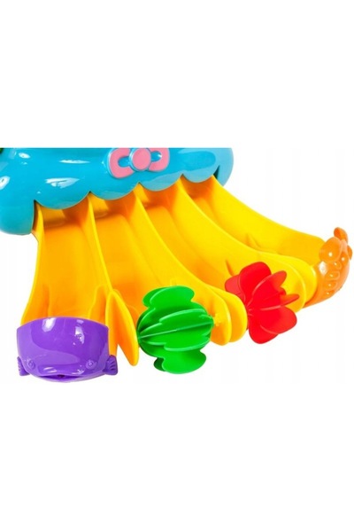 MalPlay Jucarie de baie Caracatita Albastra cu 4 pahare colorare