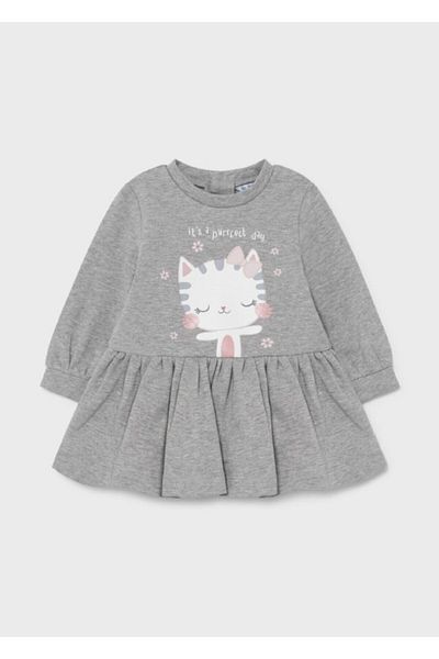 MAYORAL Baby Girl Cat Detailed Dress