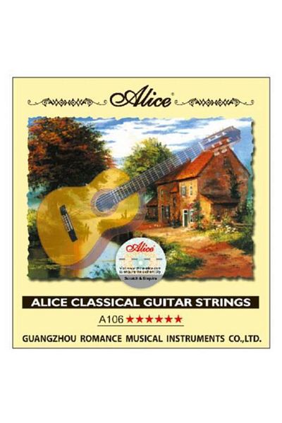 Alice سلسلة جيتار كلاسيكية فردية A-106h4 - رقم 4 - سلسلة إعادة