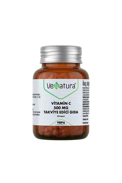 VeNatura Vitamin C 500MG - 60 Capsules Food Supplement