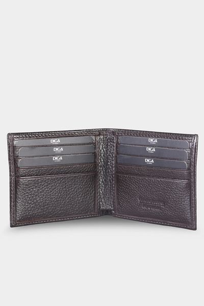 DİGA Appo Brown Classic Leather Men's Wallet