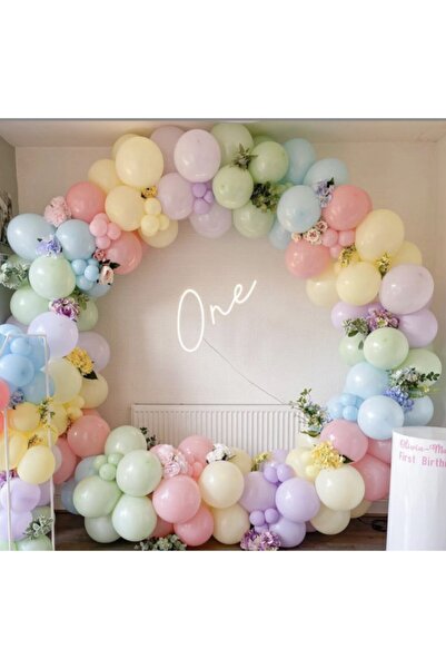 canbayhobi Makaron Balon Zinciri Karışık Renk100 Adet