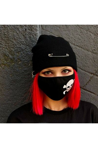 Köstebek Gkn K-pop Piercing - And Safety Pin Beanie
