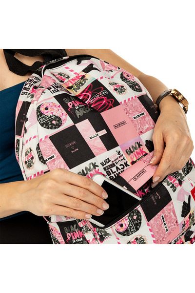 Moda Kızı Butik Collage Women's Sports School Back Supported Blackpink Bag