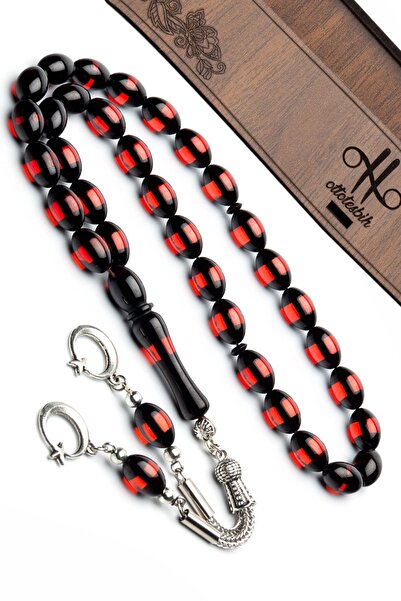 OTTOTESBİH Cadou pentru bărbați, mărgele de rugina roșie cu ciucuri în formă ...