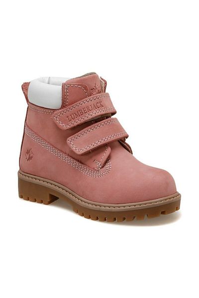 lumberjack Cizme River Kids din piele naturală cu velcro