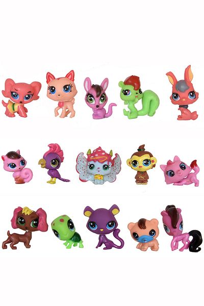 Minişler Pet Shop Minis Littles Pet Shop 15-Piece Character Set 3