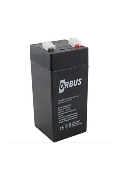 ORBUS 4 Volt 4 Amper Dik Akü