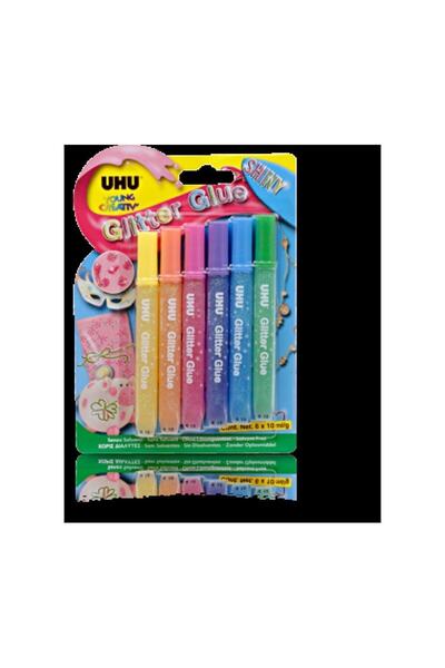 Uhu Yc Glitter Glue Simli Yapıştırıcı Pırıltılı Pastel Renk