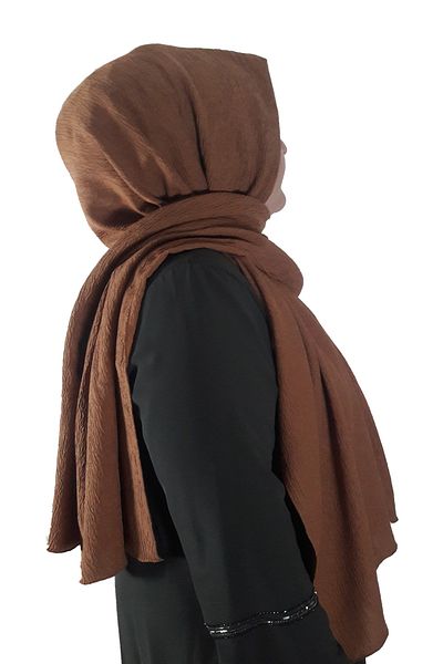 Kaşmir Fashion Sapphire Shawl Dark Brown