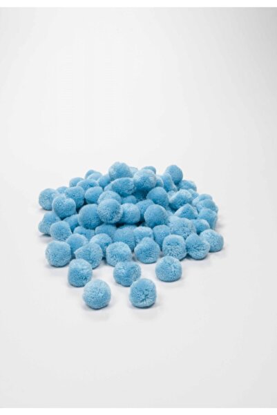 Yumuşakkeçe Pompom Lână 20mm Pachet 100 – Turcoaz