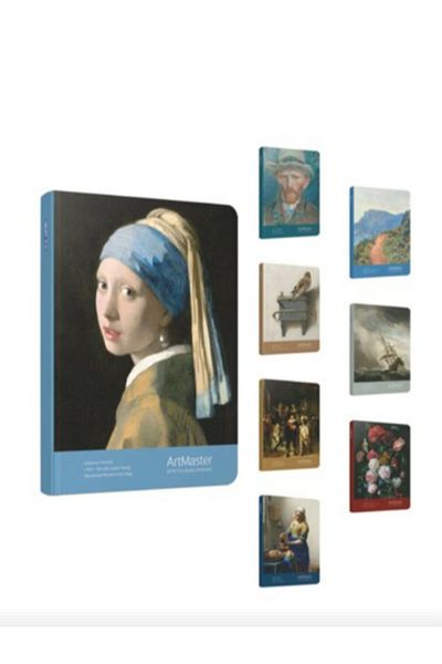 Gıpta Art Master - 19x26 60 Sheets Checked Wire Stitched Cardboard Cover Notebook