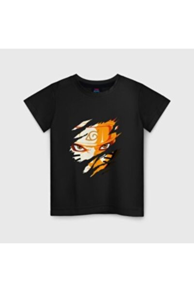 GALASHOP تيشيرت ناروتو أسود للأطفال - موديل 318