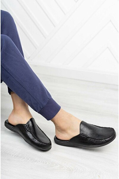 Cozi company Ανδρικές παντόφλες επισκεπτών, μαύρες χειμερινές παντόφλες γαμπρού