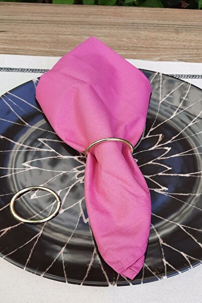 Emtory Home 6 Pieces Gold Metal Napkin Rings