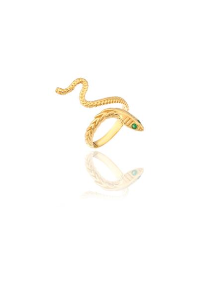 MİLET KUYUMCULUK 14 Ayar Altın Yılan Yüzük