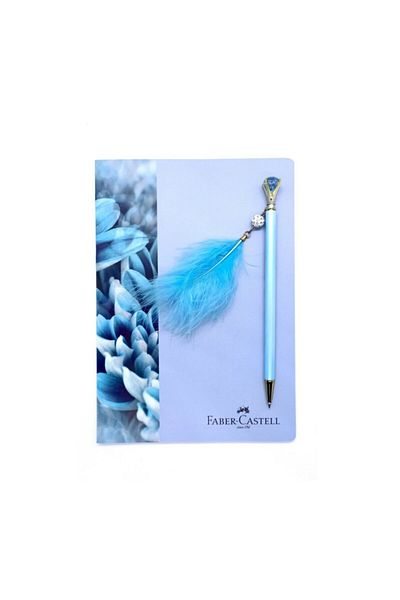 Faber Castell A5 Notebook And Feather Mechanical 0.7 Versatile Pen