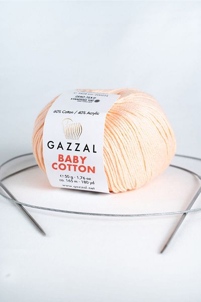 Gazzal Βρεφικό Βαμβακερό Amigurimi Punch Πλεκτό Νήμα 50 gr 3469