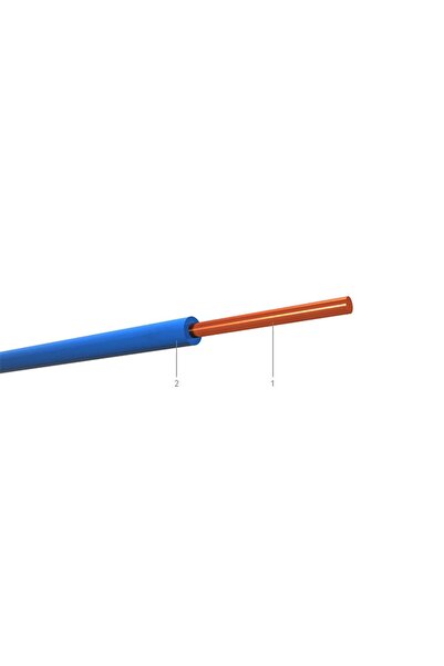ÖZNUR 2,5 Mm Nya Kablo - Mavi - Tam Bakır - 10 Metre