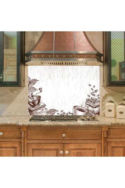 StickerArt Mutfak Duvar Tezgah Arası Ocak Arkası Sticker Kaplama Kahve Öğütme