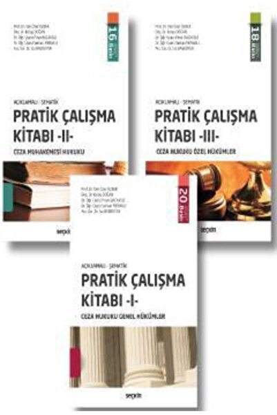 Seçkin Yayıncılık Şematik Pratik Çalışma Kitabı (3'lü Set) Ceza Hukuku Genel–...