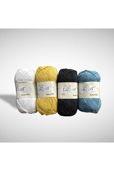 Masal Örgü Evi Σετ με 4 κλωστές Punch (PANÇ) και Amigurumi 100% βαμβάκι
