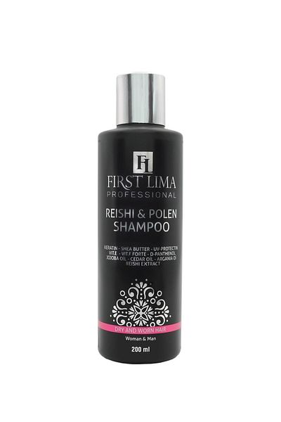 First Lima Professional 200 ml Reishi & Pollen Special Care Shampoo - for Damaged Hair