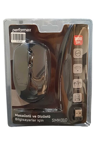Performax Smk010 Kablosuz Siyah Optik Mouse
