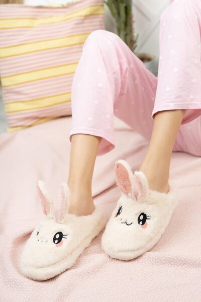 StWenn Παντόφλες Fluffy Animal Figured Slippers Γυναικείες παντόφλες εσωτερικού χώρου Γούνινες παντόφλες