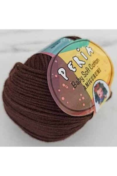 Peria Baby Cotton Amigurumi Ιμάντας 2 Σκούρο Καφέ