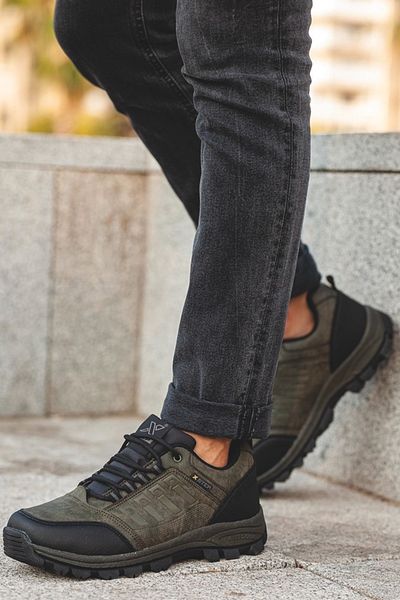FLY STEP Κοντές μπότες Khaki X5 Water Cold Resistant Winter Outdoor Trekking