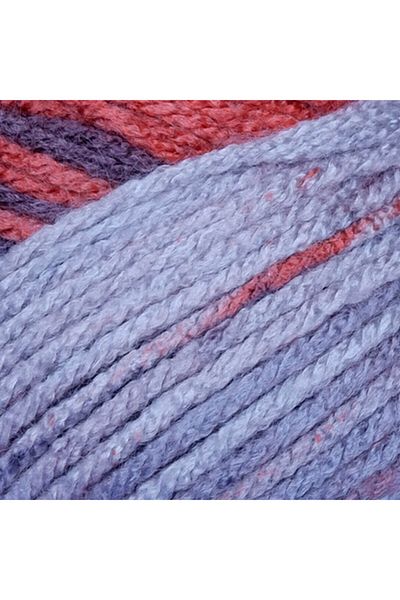 LaVita Yarn Ață de tricotat manual Tie-dye Taka Yarn (DG08-ORKİDE)
