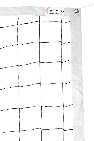 Güçlü File - Voleybol Filesi Ağı - Çelik Halatlı 2mm - 9.5mt