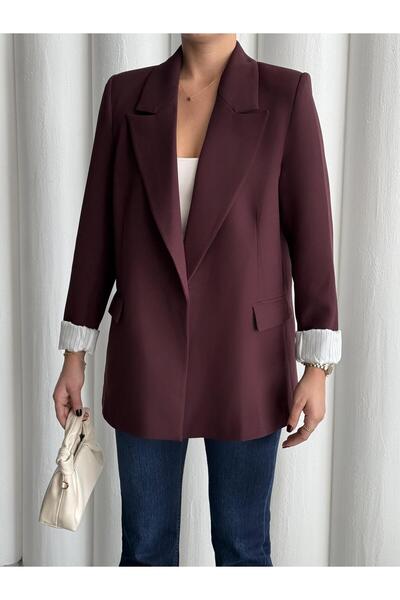 Laluvia Sako s prekríženými rukávmi Plum