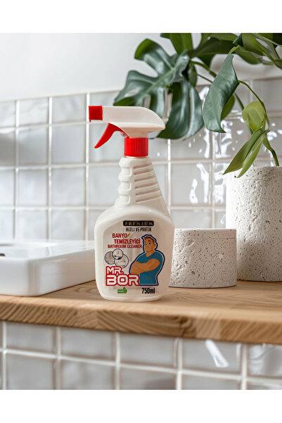 MR.BOR PREMİUM BANYO DERZ VE DUŞAKABİN TEMİZLEYİCİ 750 ML.