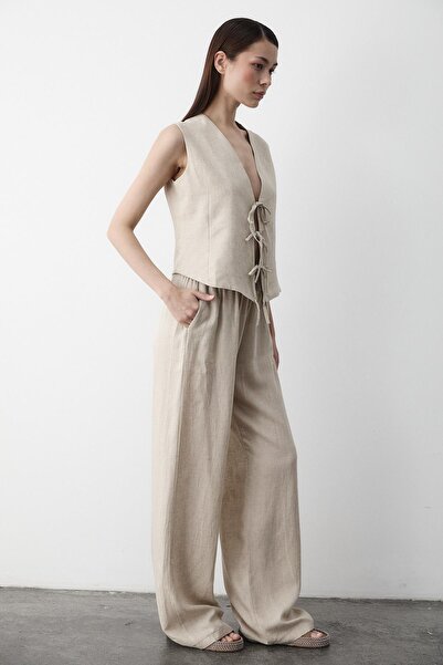 Laluvia 100% pamut három fűzős mellény nadrág és Insano szett