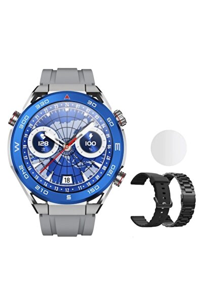 BSG TECH Ceas inteligent BSG TECH argintiu, ecran AMOLED, GPS, apeluri 4G, NFC