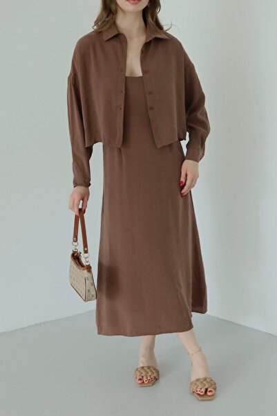 Laluvia Barna modál ingruha szett