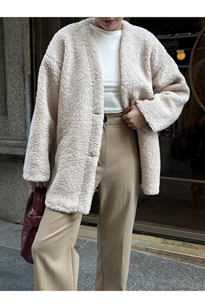 Laluvia Stone Lilies Straight Cut Wrapped Jacket - 7398