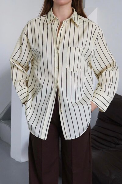 Laluvia Sárga csíkos Leeds ing