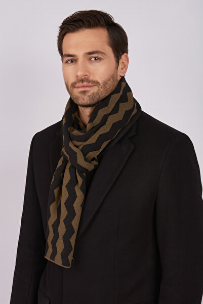 Sebir Moda Zigzag Patterned Knitwear Scarf